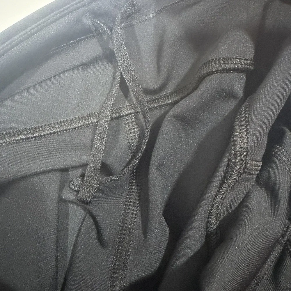 Under Armour Running Leggings Compression Reflective Lines Black L Heatgear Gym